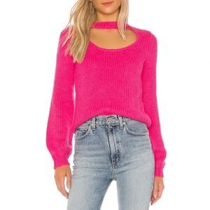 Lovers + Friends Tres Leches Sweater Wool Alpaca Blend Slouchy Sz L Large